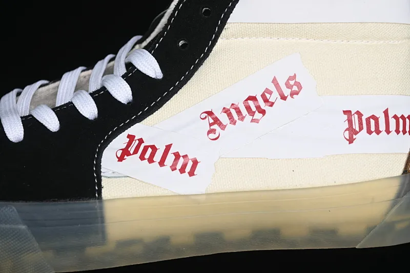 All categories Vans Vans series Vans Mid Vans China Palm Angels x Vans Sk8-Mid joint mid-top casual sneakers VN000CRPGRN